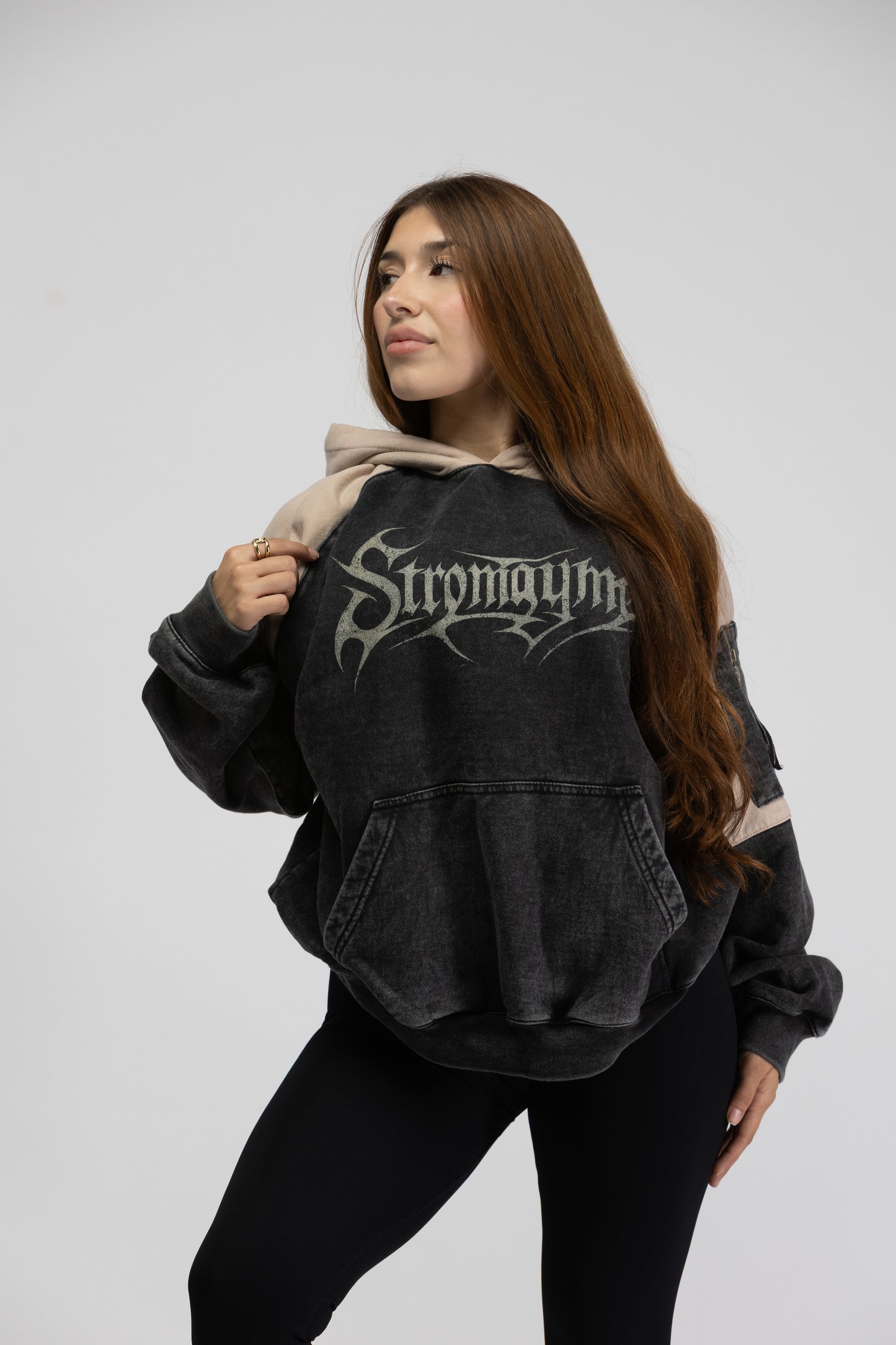 Alter hoodie Black/Beige