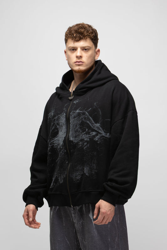 Invincible Black Zip Up