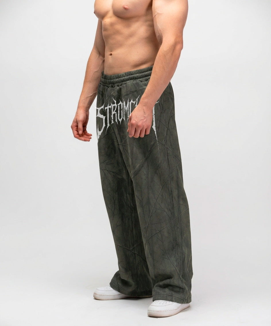 Nightfall Green Baggie Pant