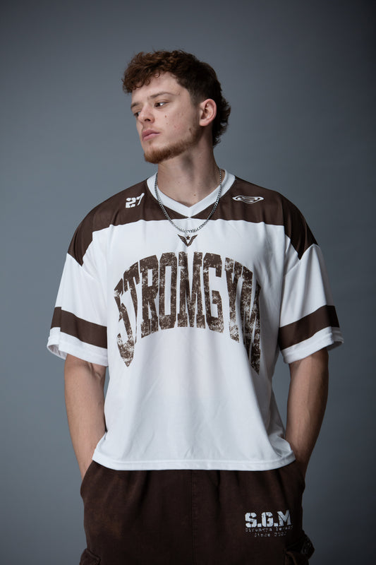 Legion mesh jersey brown