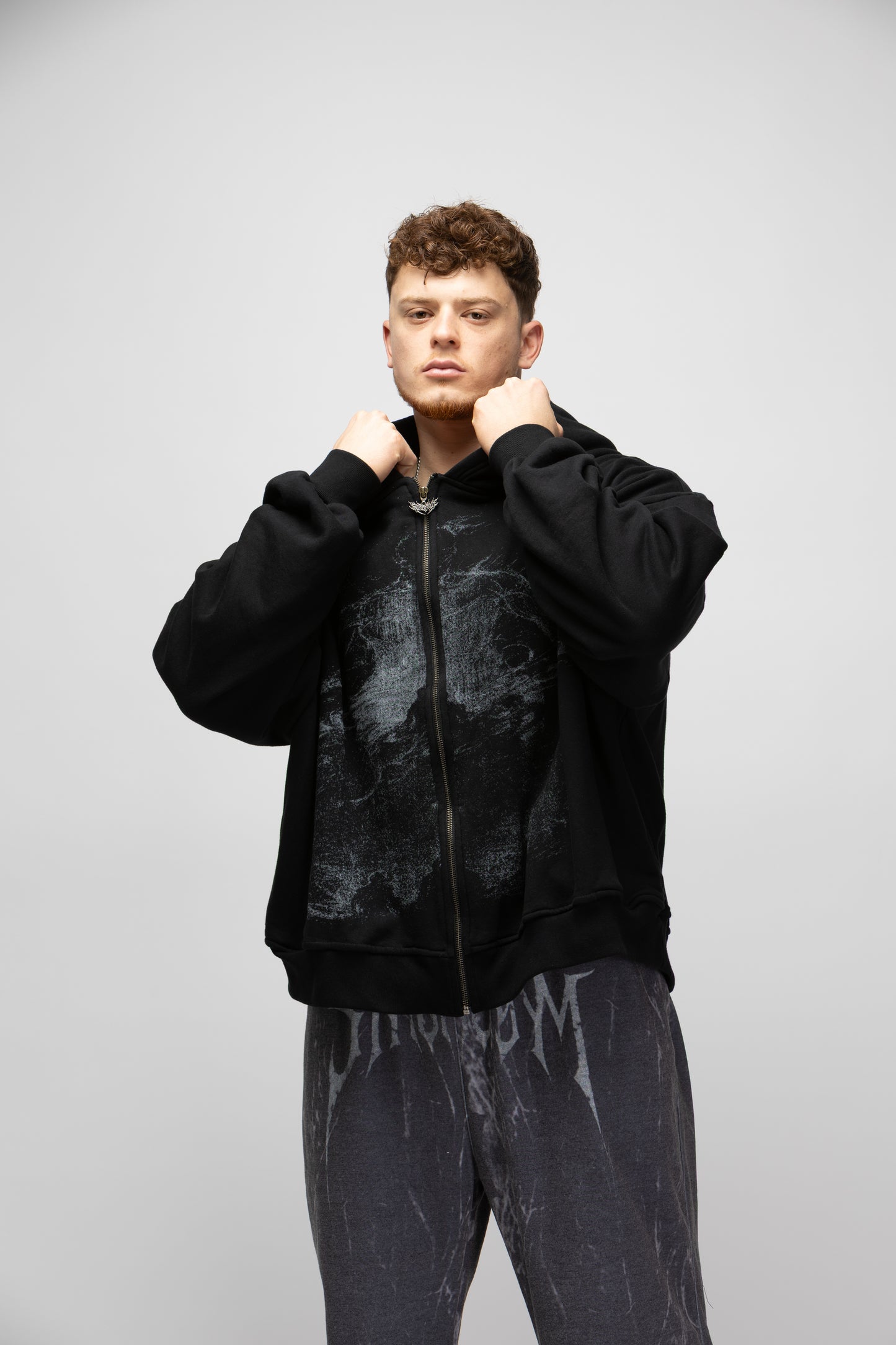 Invincible Black Zip Up