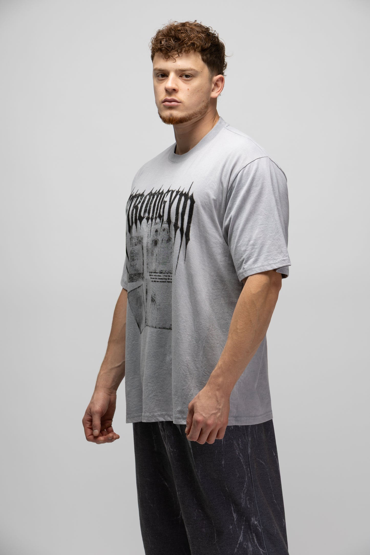 Signal Light Grey Oversize Tee