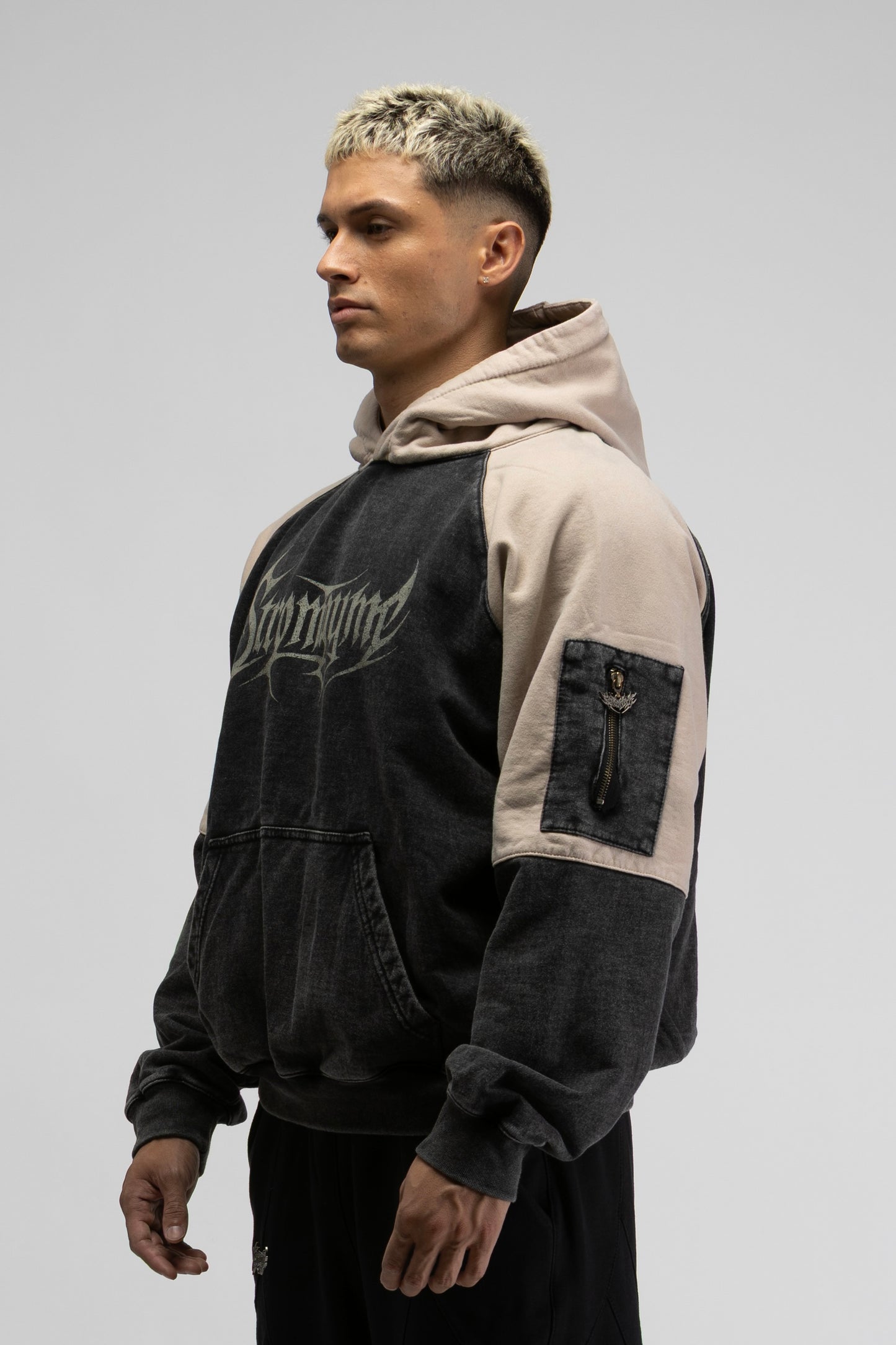 Alter hoodie Black/Beige