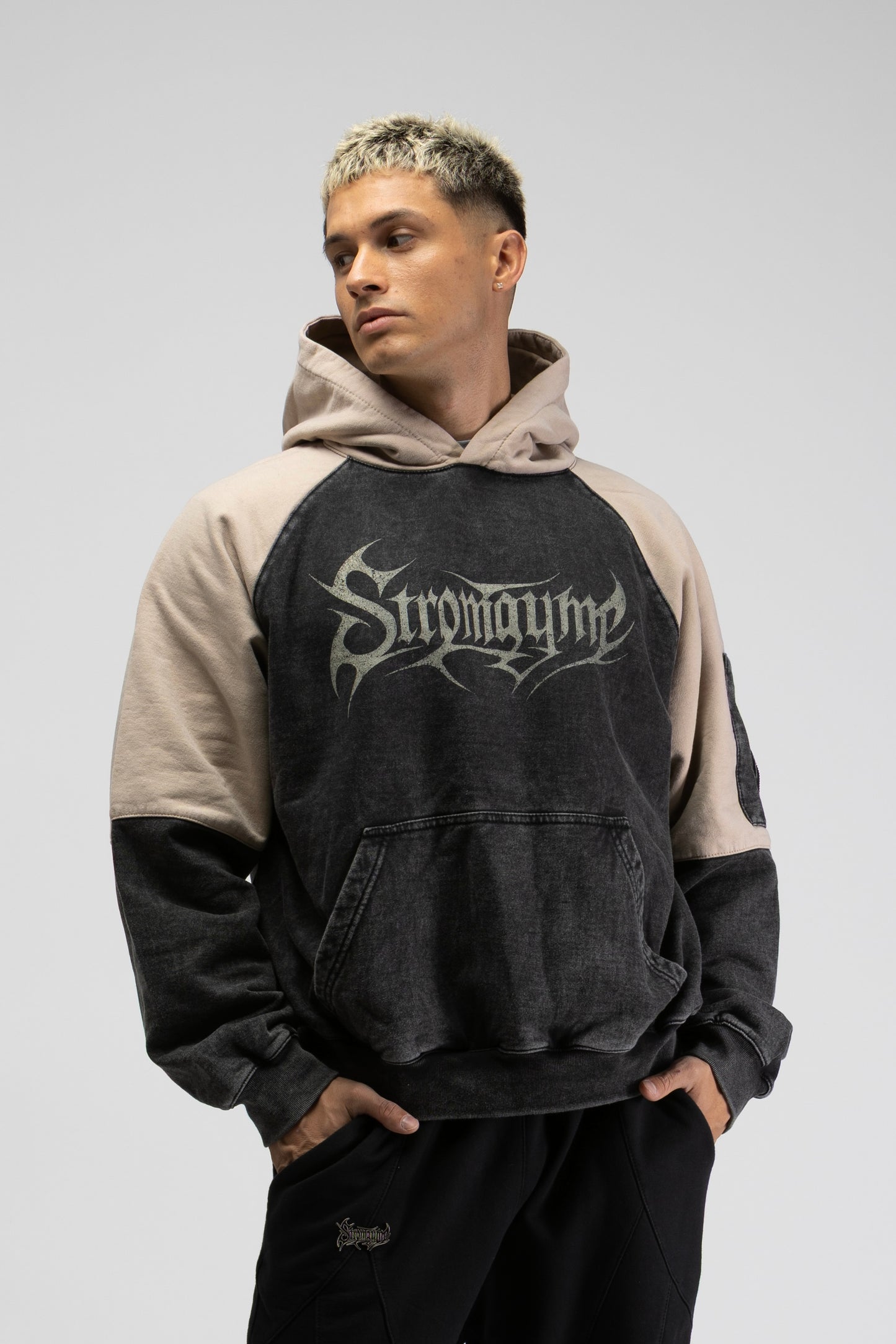 Alter hoodie Black/Beige