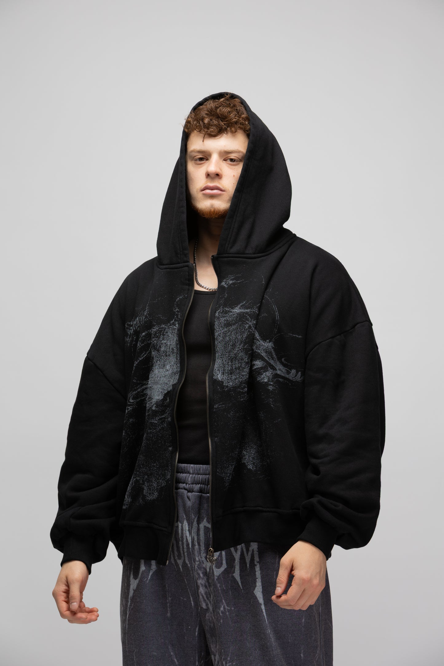 Invincible Black Zip Up