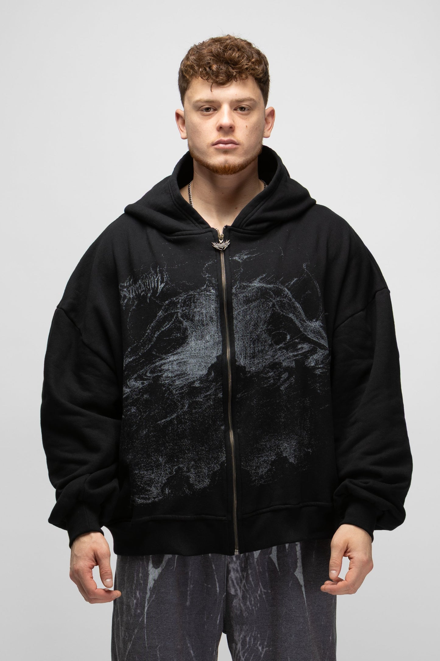 Invincible Black Zip Up