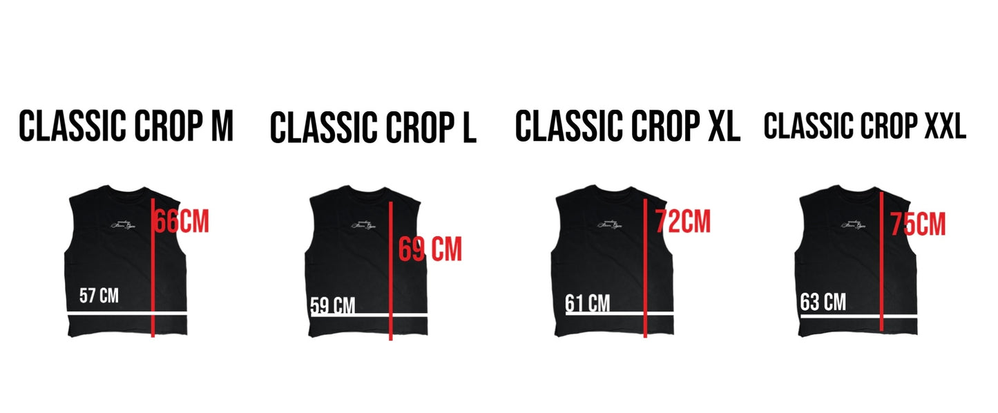 Classic crop sleveless grey