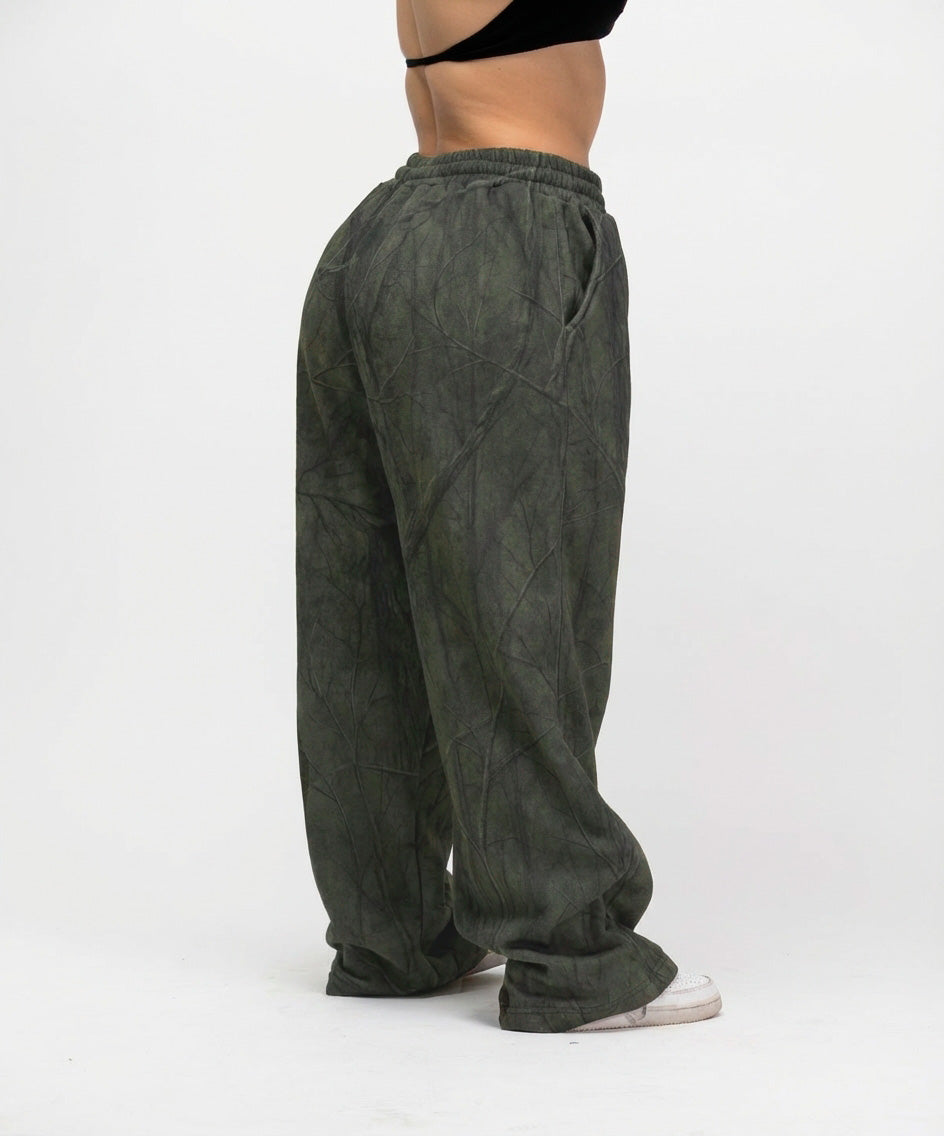 Nightfall Green Baggie Pant