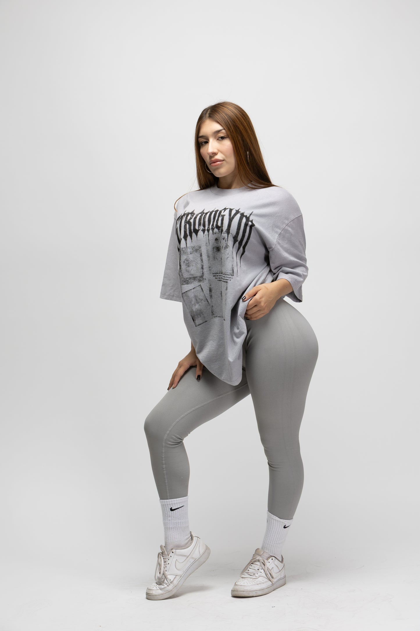 Signal Light Grey Oversize Tee