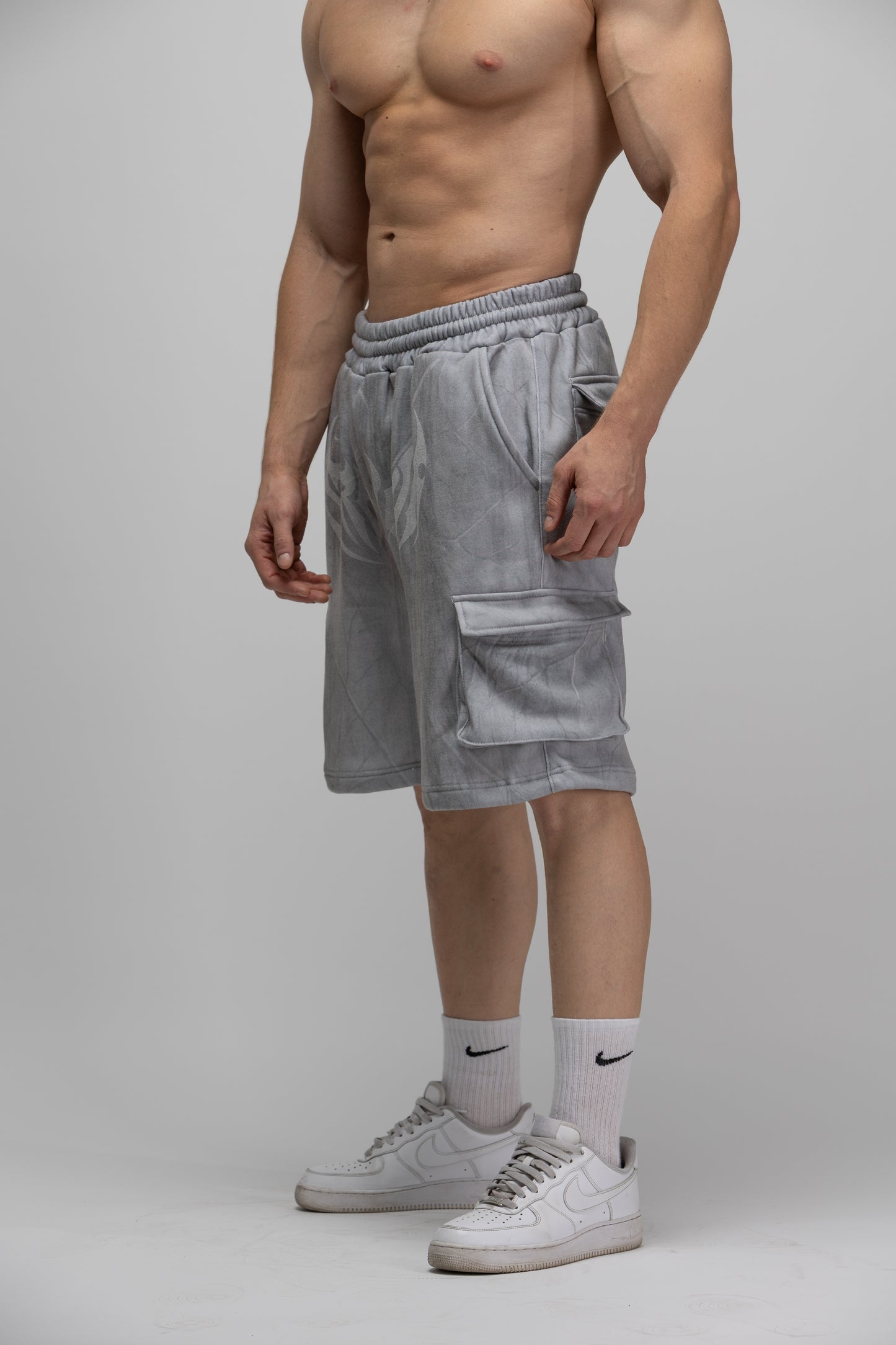 Cargo Grey Camo Short